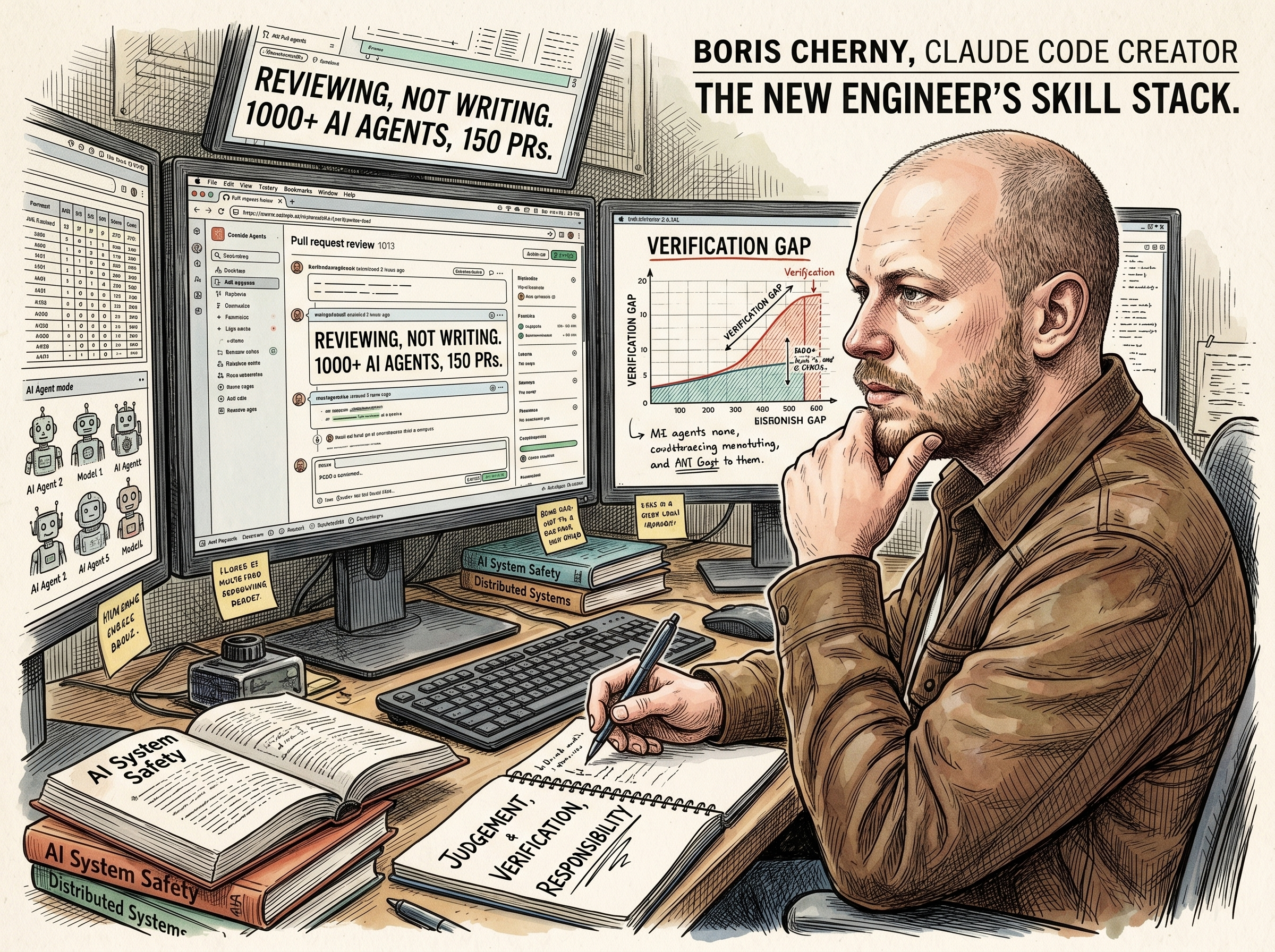 Boris Cherny 描述 Claude Code 工作方式