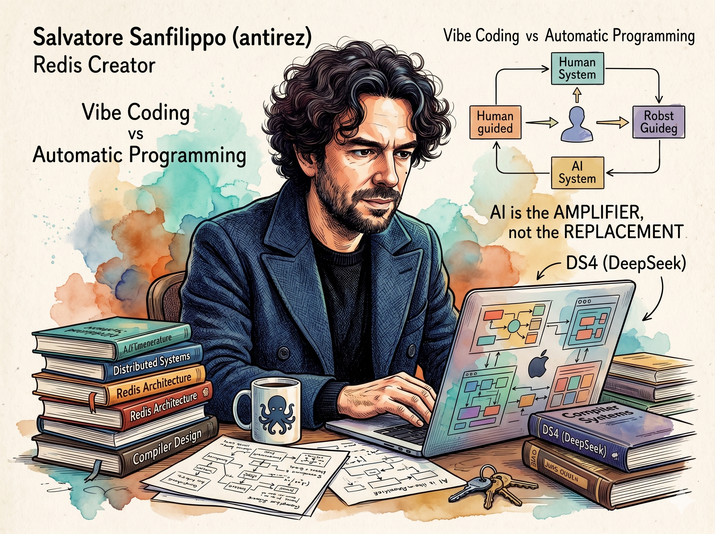 antirez 接受 AI 改变编程