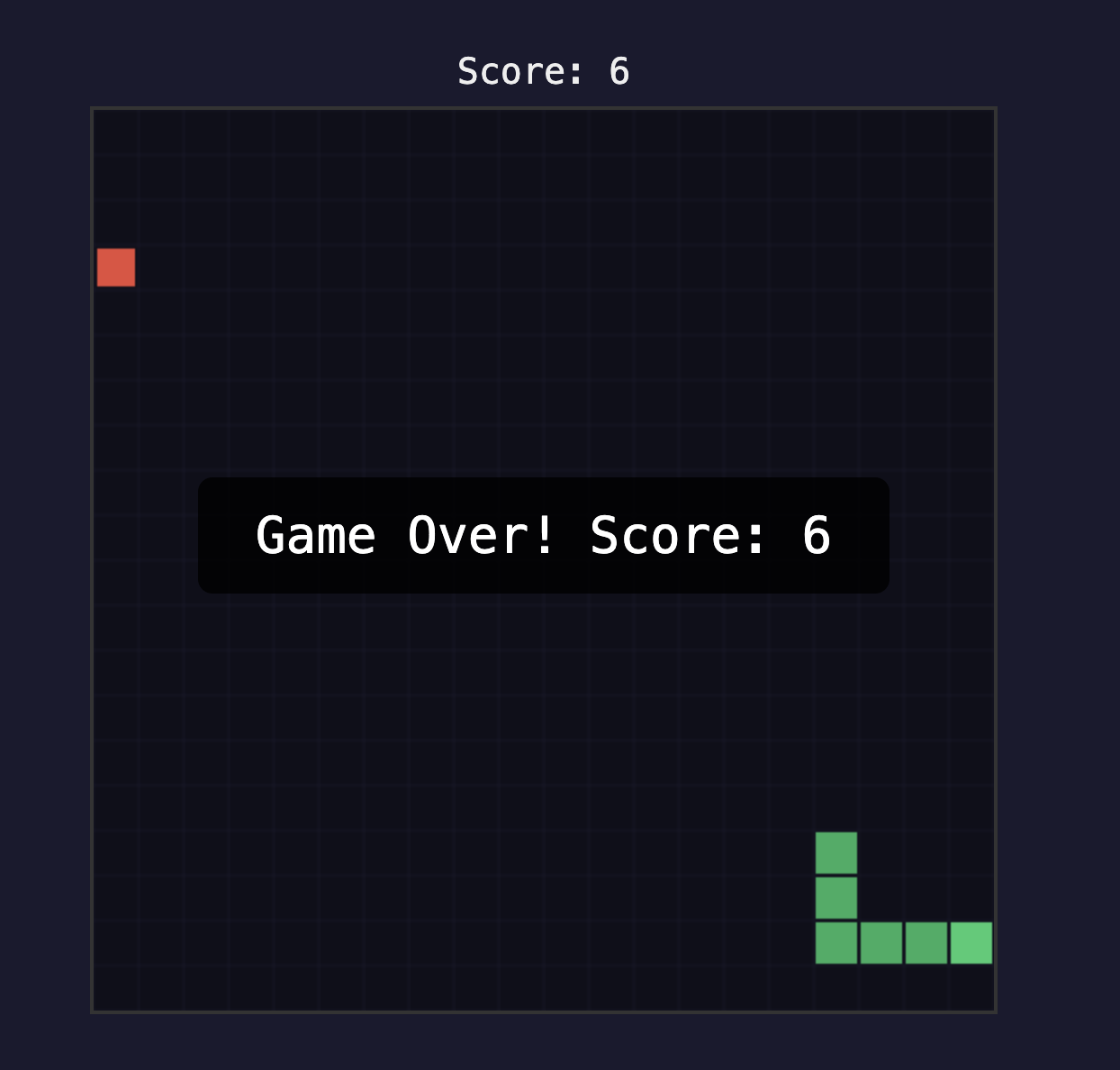 Snake game final