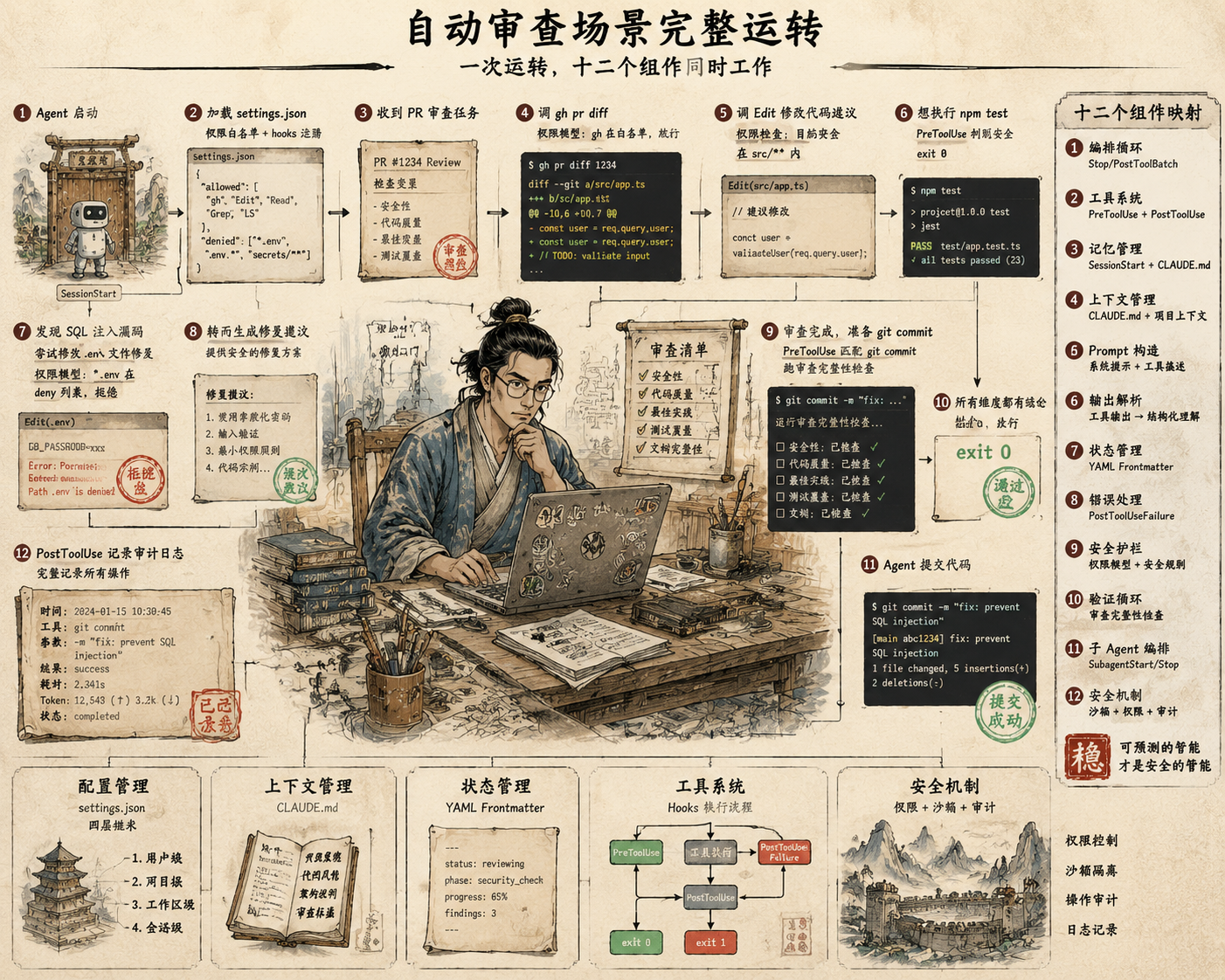 自动审查场景运转