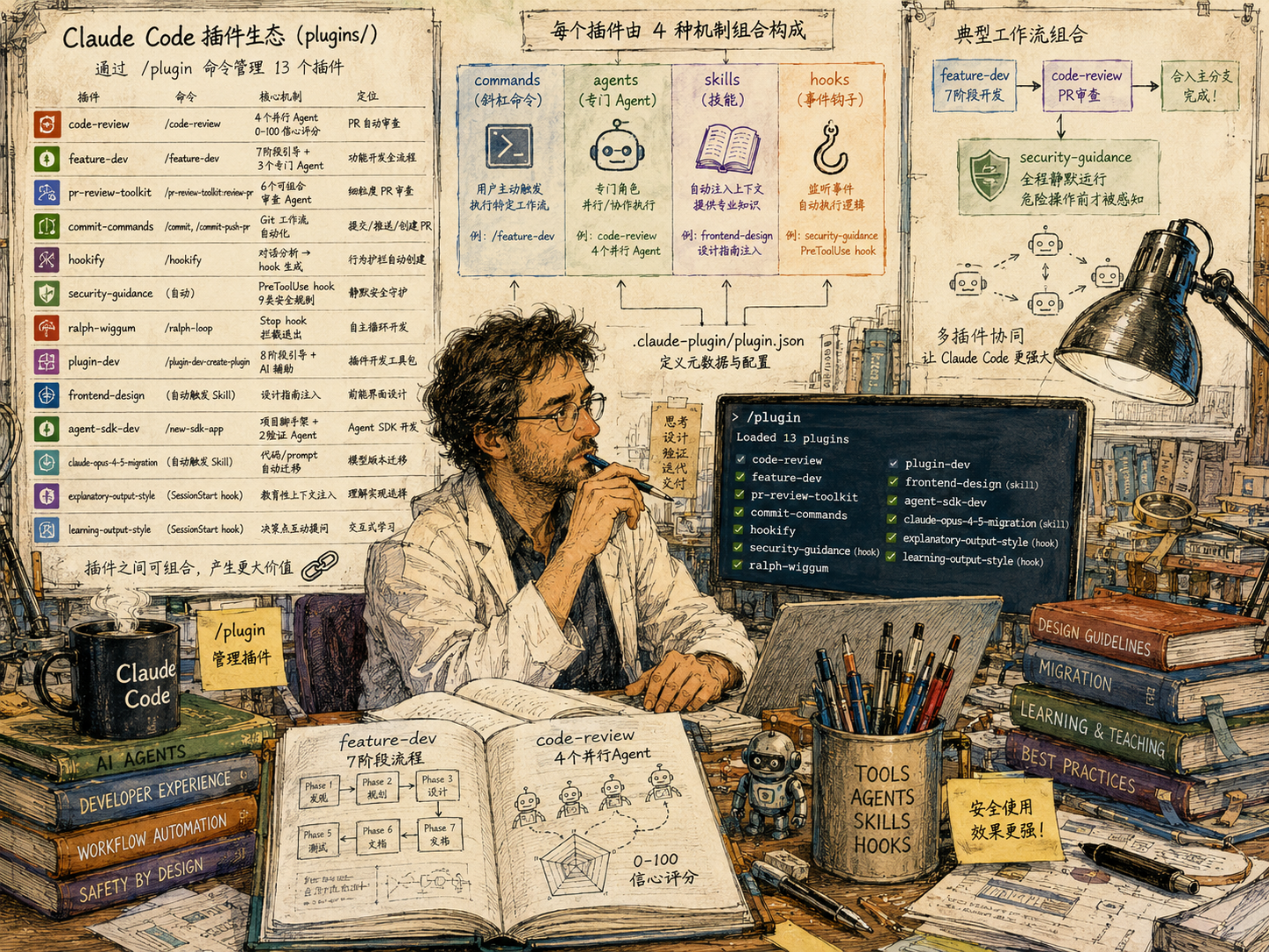 十三个官方插件全景